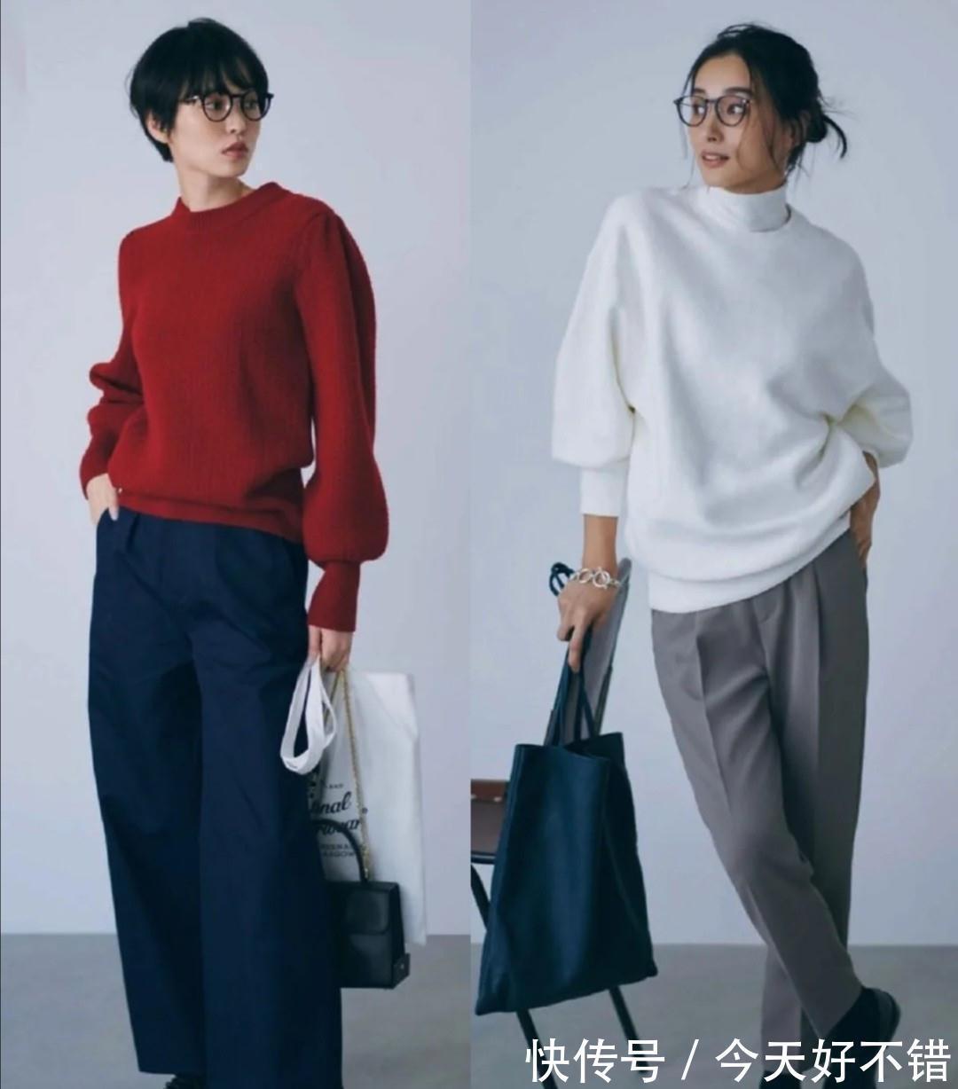 阔腿裤 今秋流行这3种穿衣方式,时尚大方又自然,适合40多岁的女人