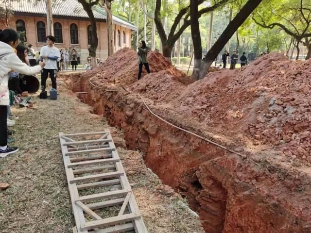 中大南#中山大学一处工地现场疑似又挖出古墓