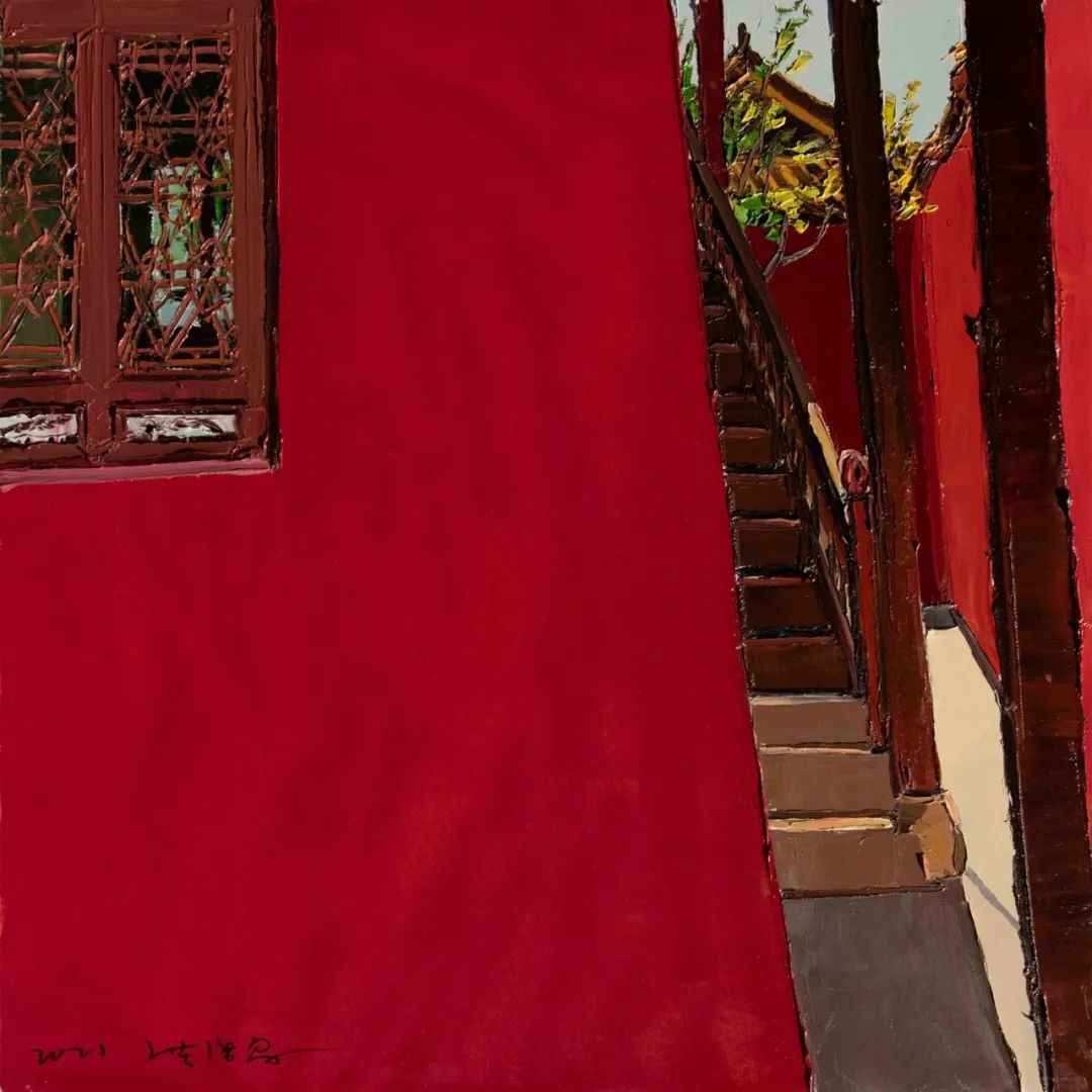 意象$全国艺术名家邀请展——洪浩昌油画作品赏析