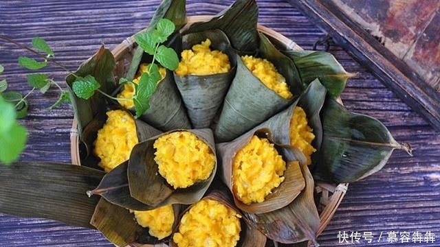 早餐|减肥早餐最佳搭配,粽香玉米糕,低脂高纤又柔软,一上午都不饿!