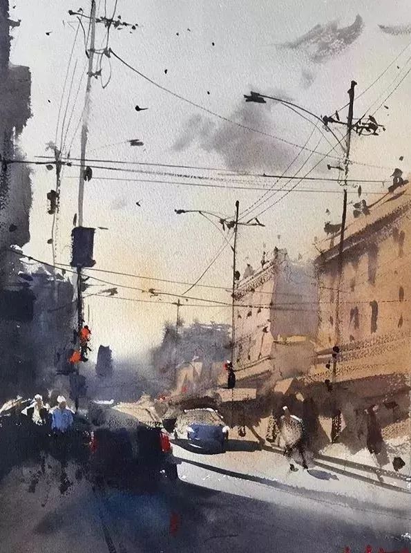 艺术家!世界上最有激情的水彩艺术家,这才是真正的水彩大师!