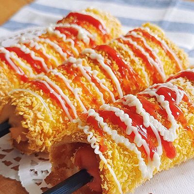 芝士火腿吐司卷