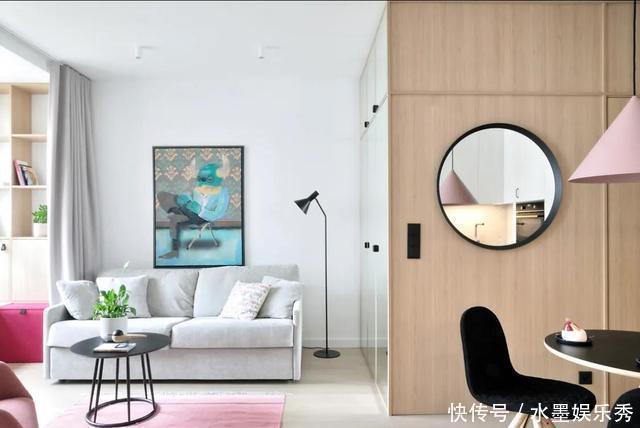 小户型|大龄姑娘买下33㎡小宅,全屋极简装修,卧室抬高45㎝,好舒适