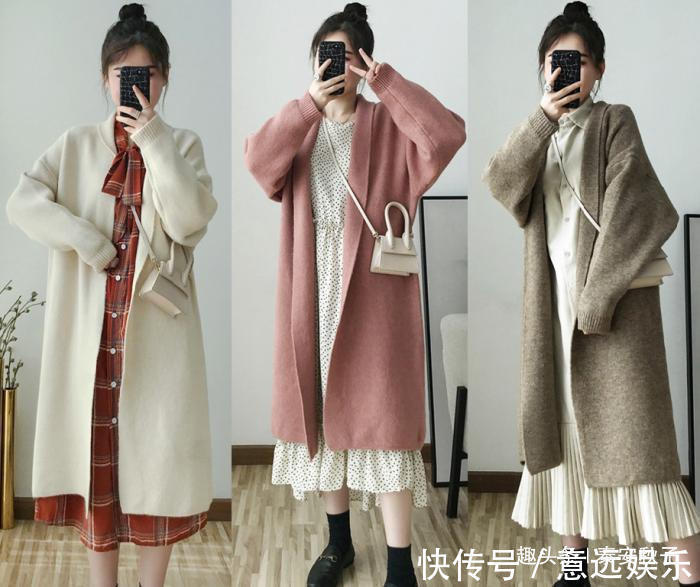 百搭 今年很流行穿“中长开衫”百搭不挑人,时髦又显气质!