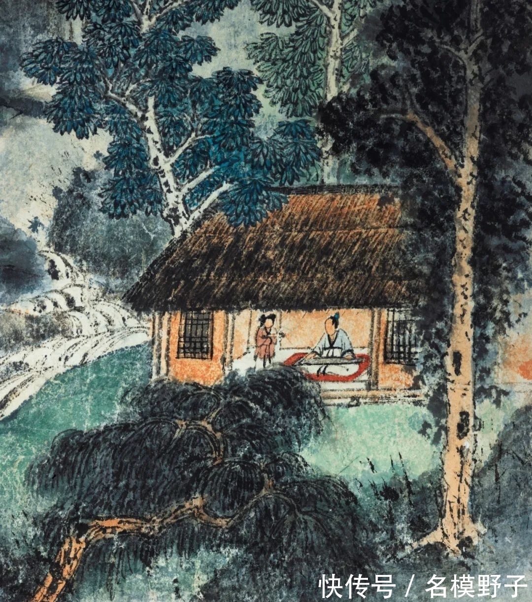 大千！黄鹤山中寻真法 欧湘馆里起大风—张大千致李秋君《夏山高隐图》