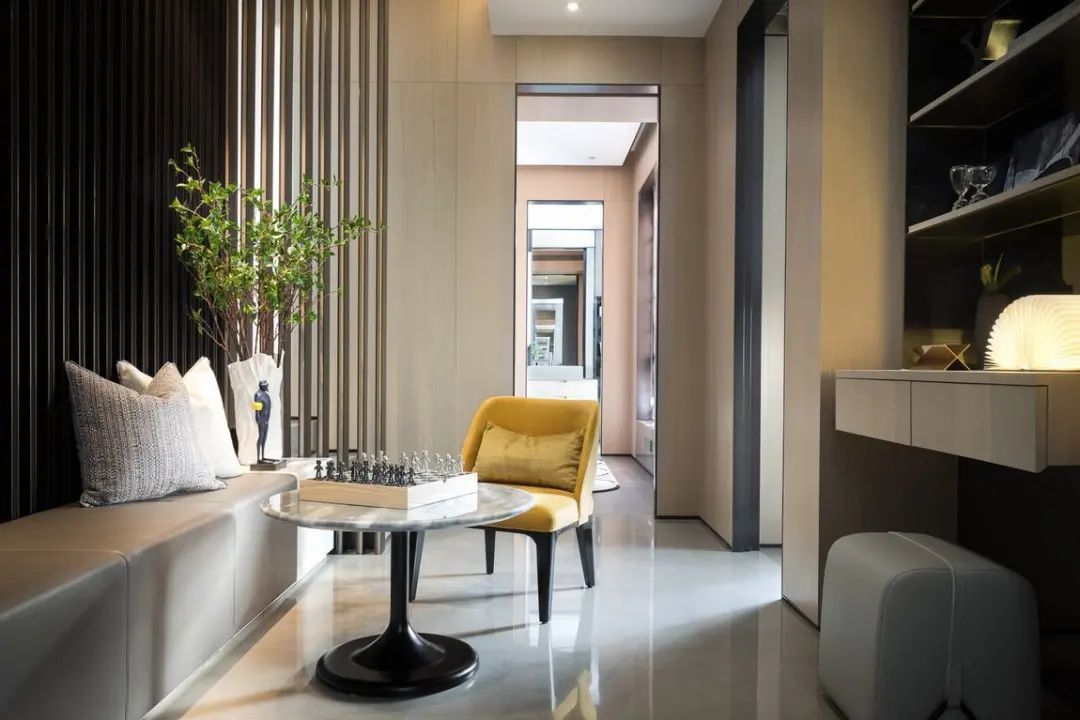 饰品|210㎡联排小别墅,现代大方的布置,配色令人舒适