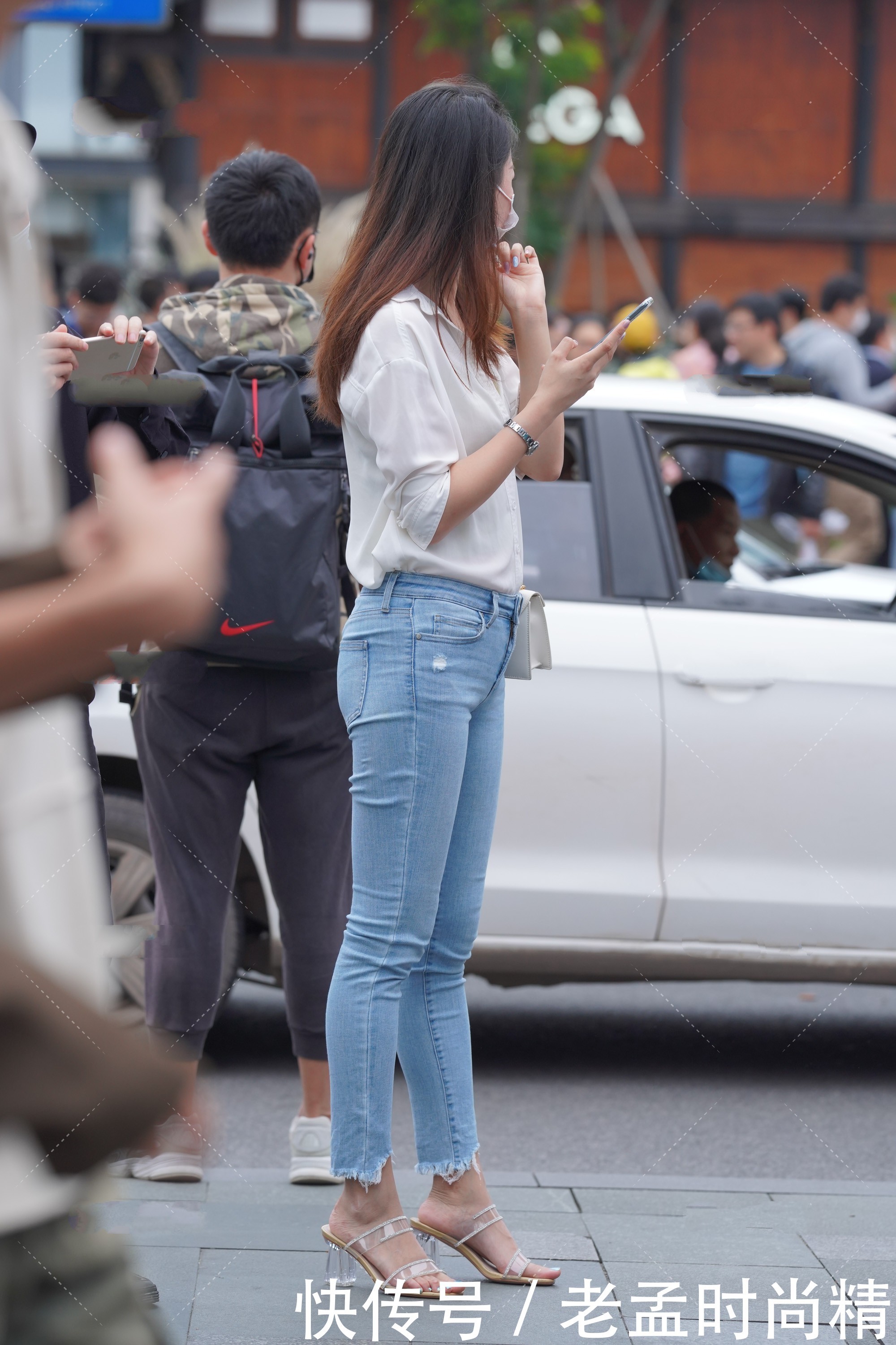 简约|街拍:白衬衣的通勤搭配, 展现简约大方美, 温柔优雅