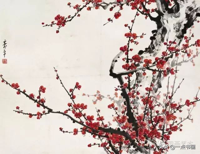 笔尖！怎样画好写意梅花？