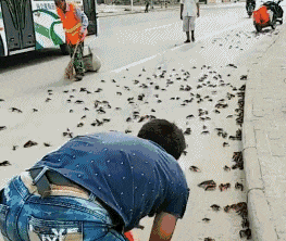 |搞笑GIF趣图哥们，你这车的动力不错，在参加比赛吗？