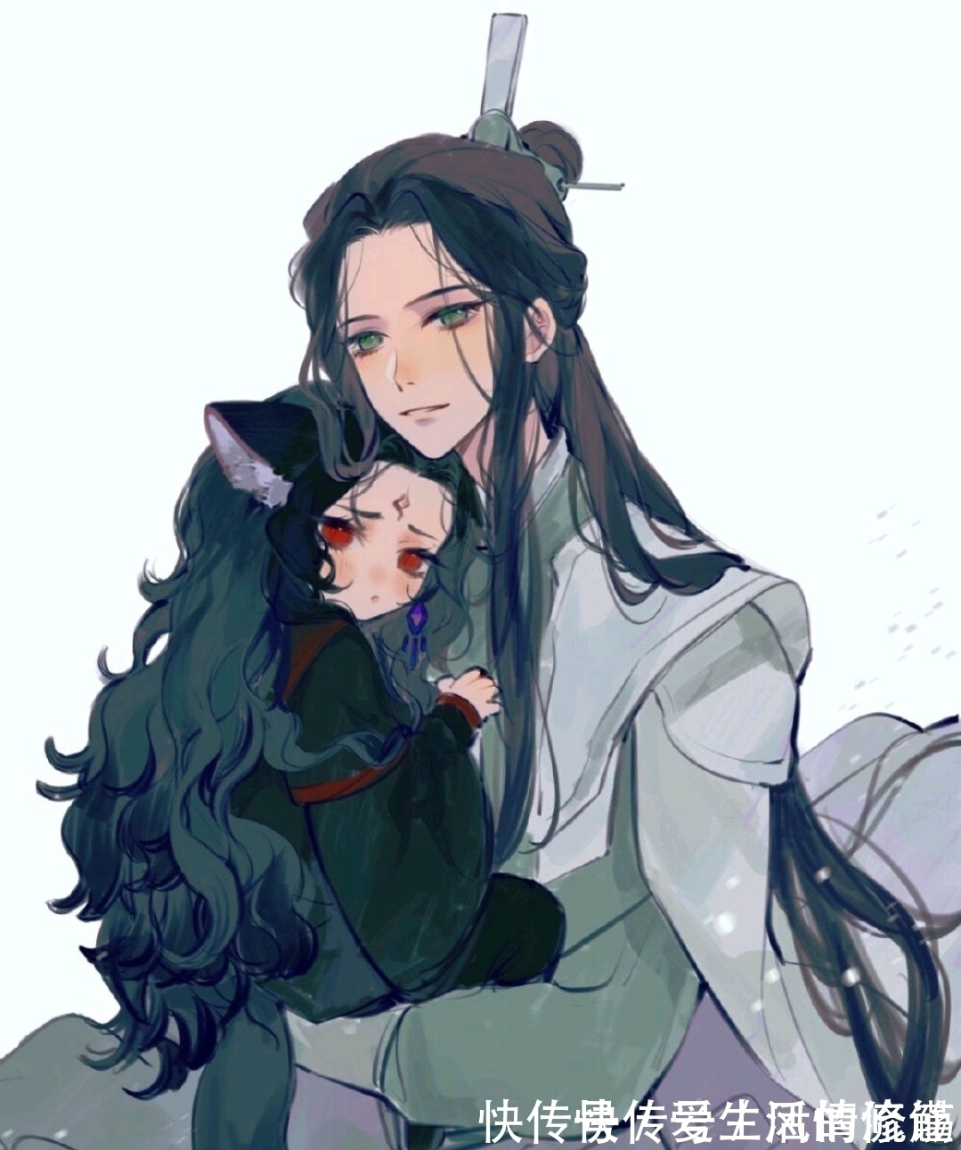 洛冰河@冷了怎么办?羡:二哥哥真好,怜:三郎真周到,沈:等着被罚吧!