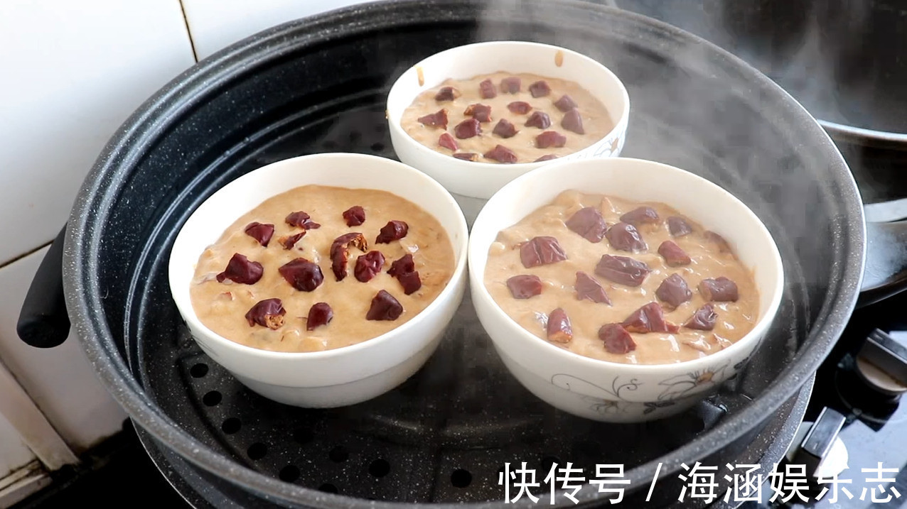 发糕|教你在家做红糖大枣发糕，诀窍告诉你，松软香甜又好吃，超简单