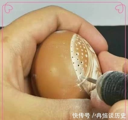 鸡蛋壳|鸡蛋壳上的蓝忘机,以为是画的,看到成品:大佬,这个灯多钱卖?