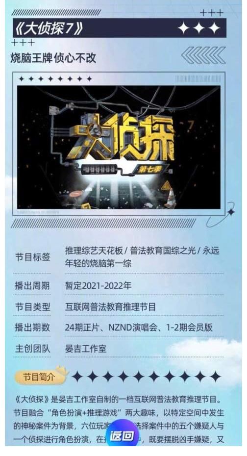 《明星大偵探7》錄制時(shí)間泄露，何炅撒貝寧繼續(xù)常駐