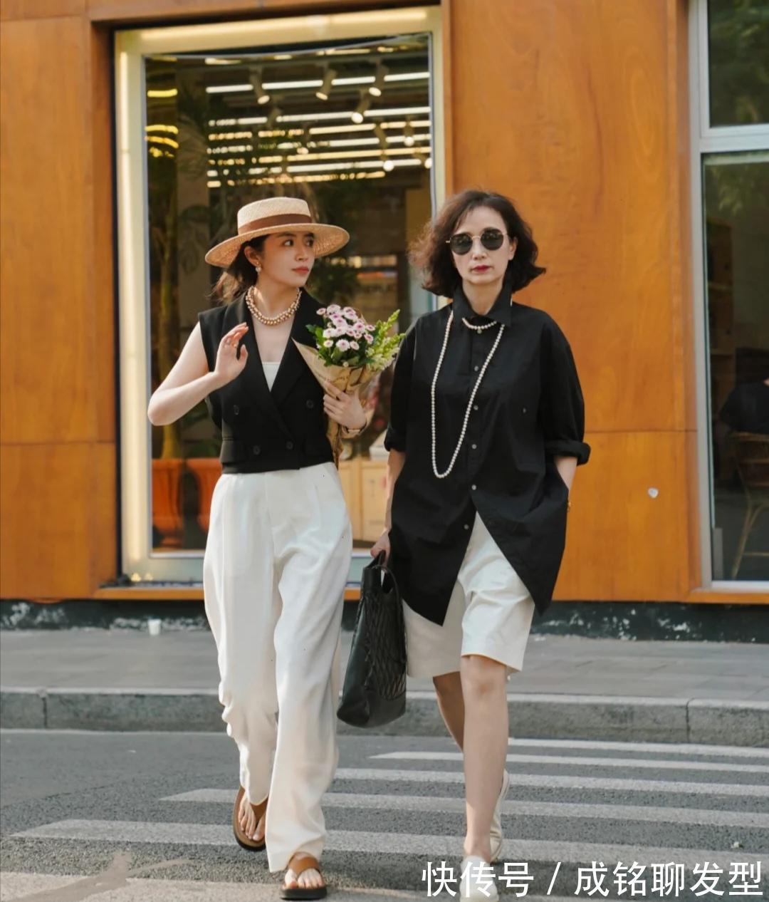 马甲|妈妈们也要时尚过夏季,这些妈妈级的博主真会穿,不仅减龄还高级