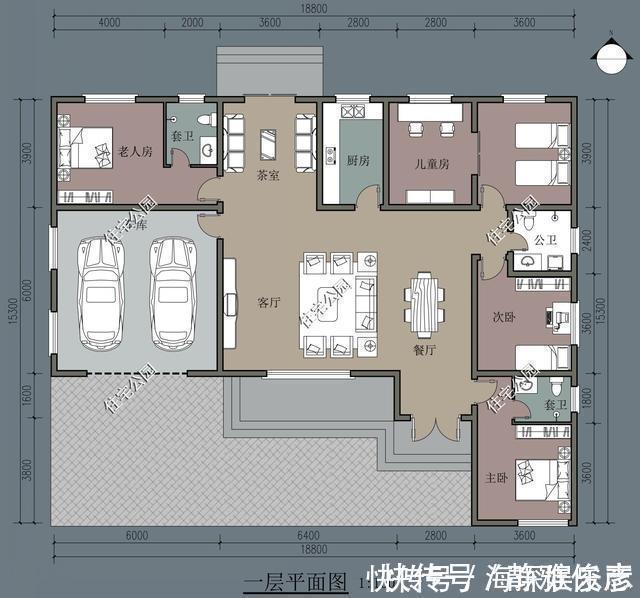 占地面积|别拿一层不当别墅，3套农村一层户型分享，最低只要15万