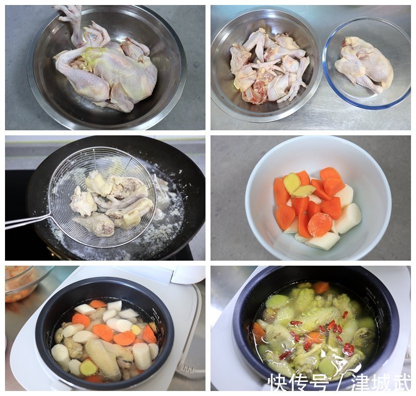 北京3口人的家常晚餐，1荤2素1汤红豆饭，解馋省时原来有窍门