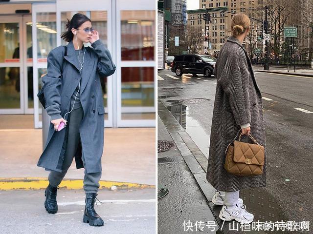 运动裤|今冬火了一种搭配,叫“外套+运动裤”,暖和又时髦,太好穿了!