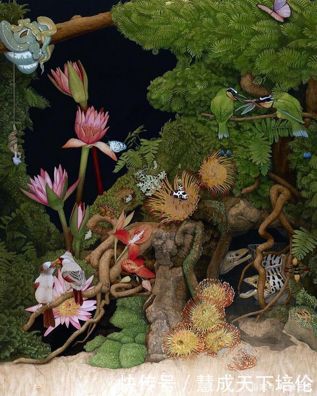 感恩|博齐奇的自然幻境异想天开的科学艺术,感恩生命的生物美学