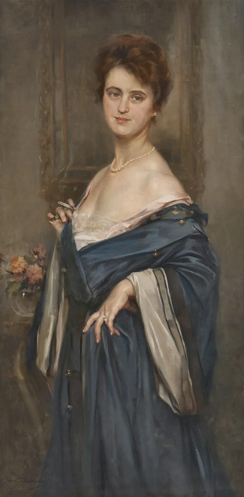 布鲁克&比利时艺术家让·莱昂的人体油画,细腻逼真,极具内涵