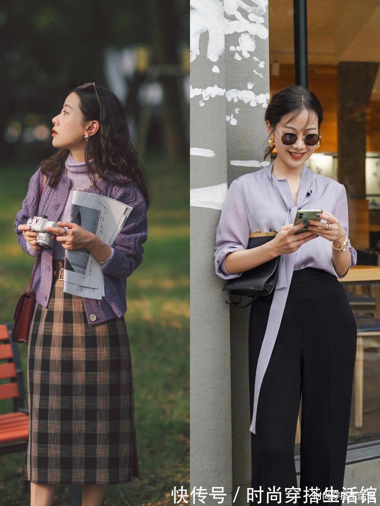 亮色系 过年了别只会穿黑白灰,学习她的配色技巧,穿出满满高级感