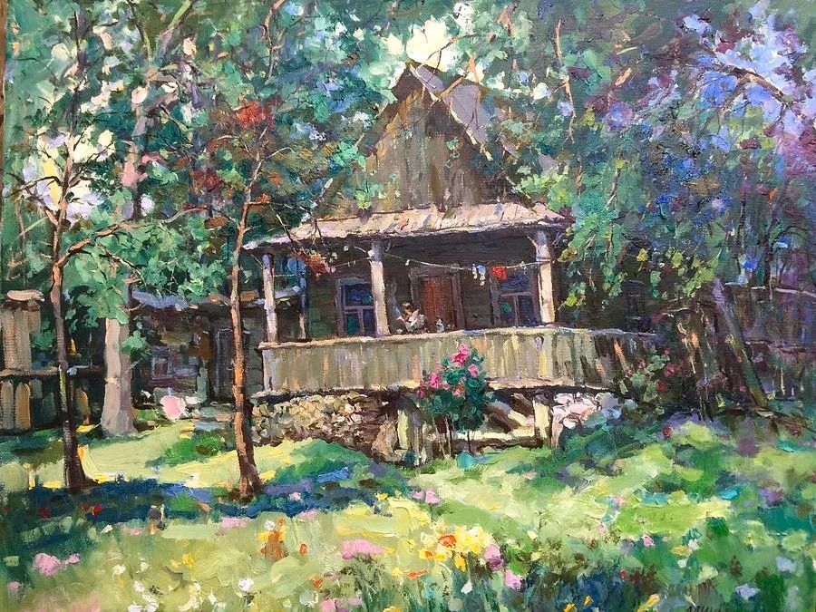 米沙金!俄罗斯画家米沙金的风景油画,美的不要不要的!