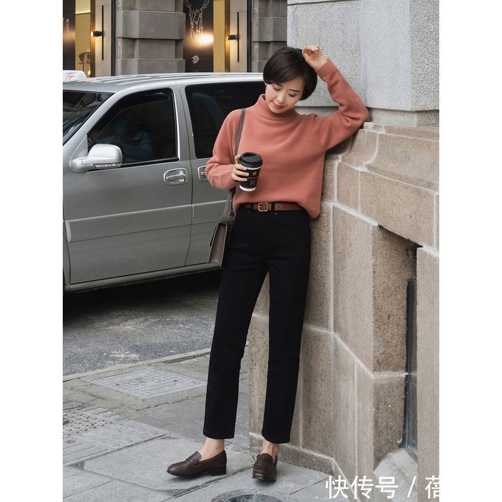 穿搭|试过了那么多的裤子,还是觉得高腰款式最百搭,显高显瘦还时髦!