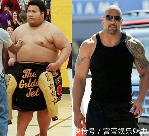 健身|巨石强森解释为何他只有5块半腹肌?