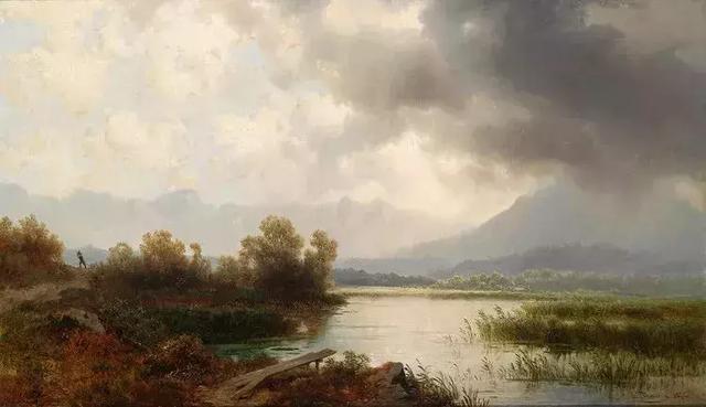 艺术家#奥地利艺术家的超美风景油画,领略大自然的宁静之美