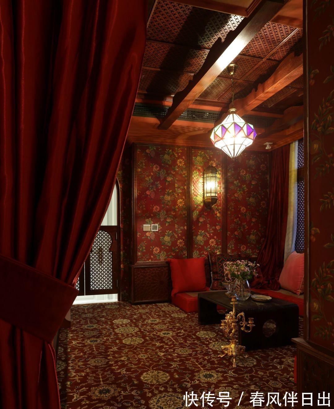 摩洛哥|大胆运用色彩的家居空间,每一个房间都独具特色,审美真是独特!