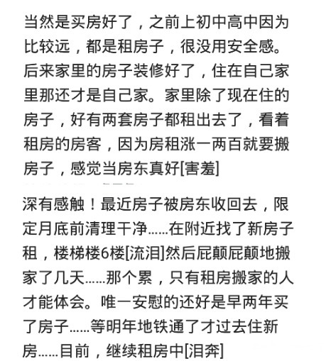房租|买房不如租房当房租超过月供的时候,就哭了,还是买房好!