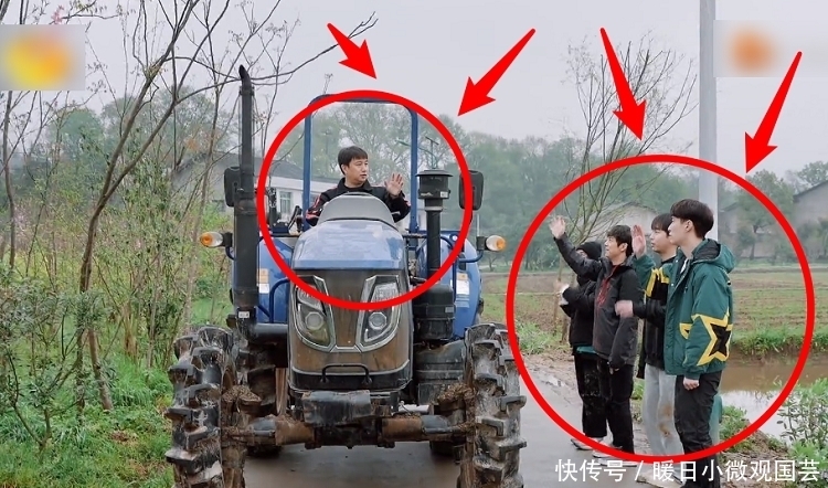 《向往5》黄磊坐拖拉机摆拍，有谁注意到嘉宾的举动？好有默契感