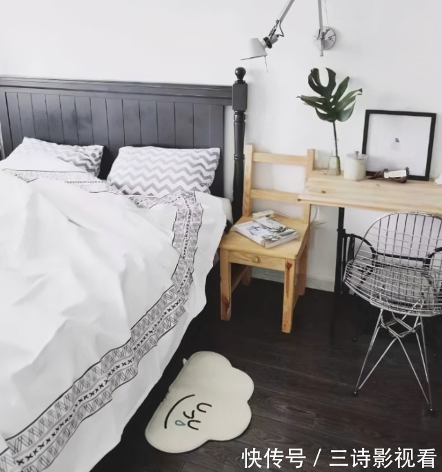 卧室放床头柜太土了，现在床边流行这8种设计，实用又美观