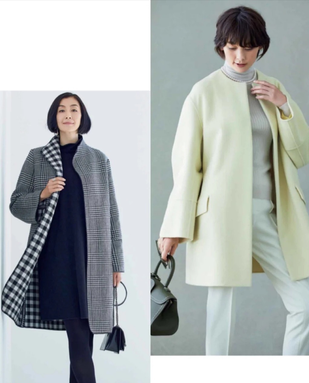 穿搭 50岁女人最美的冬日大衣穿搭!简单的款式色彩低调,照样精致优雅