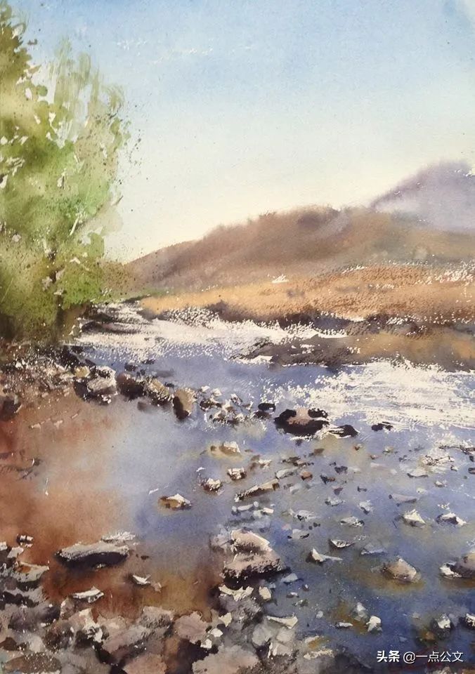 艺术家|流淌的水彩原来是这样的：充满活力与动感