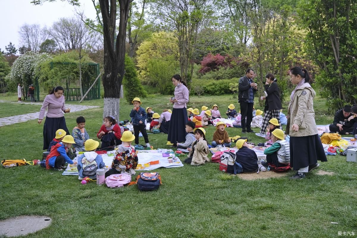 植物园姹紫嫣红是老人聚会的好地方【严建设】