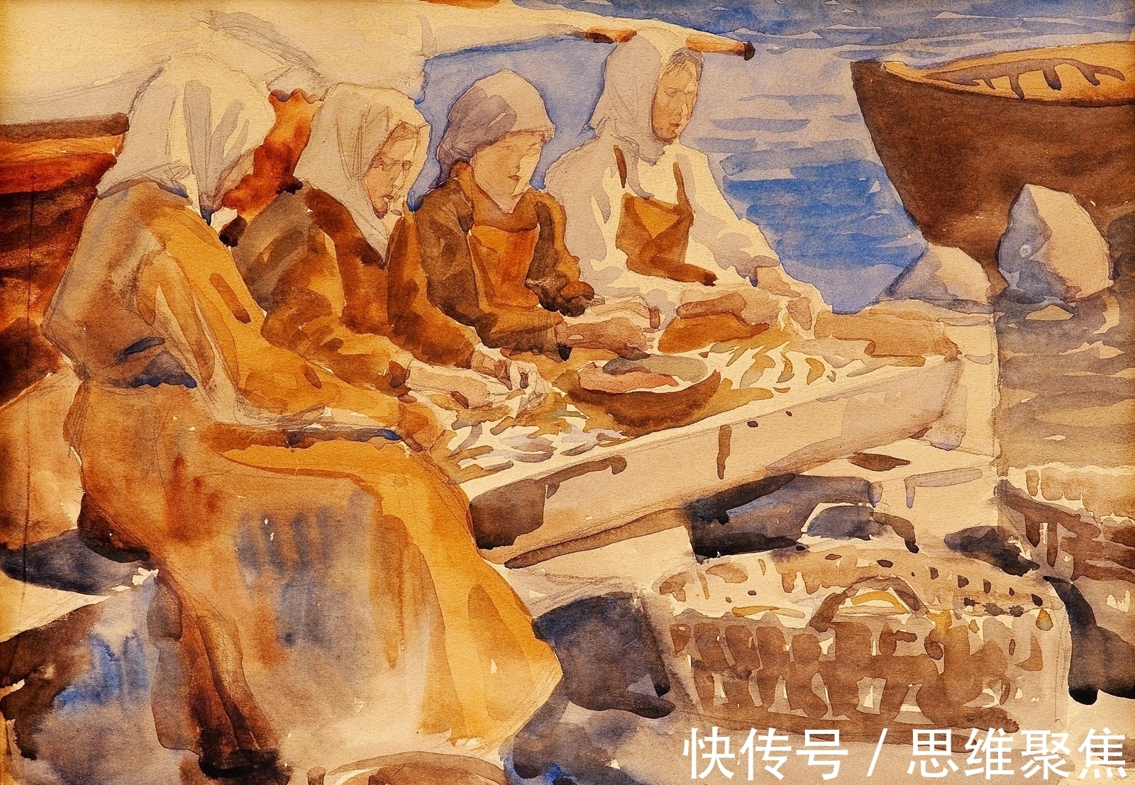 桑特里#笔意未尽的挥洒,印象派画家桑特里的绘画作品