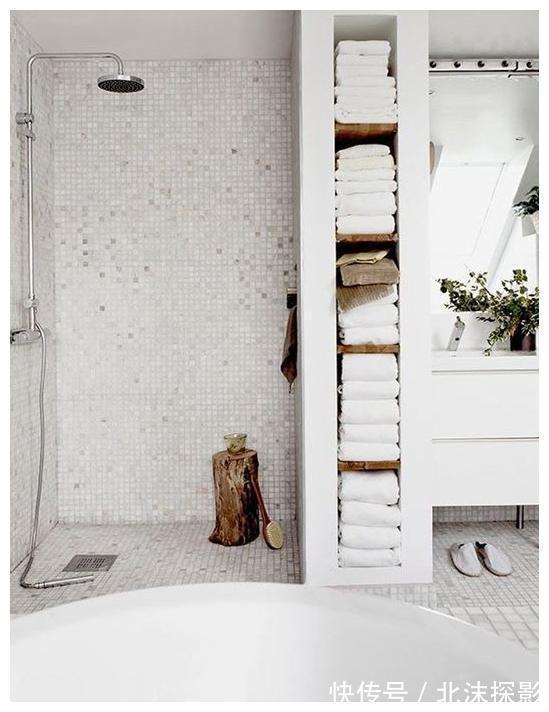 装修|第二次装修,卫生间坚持留出这40cm,收纳储物抵得上储物间