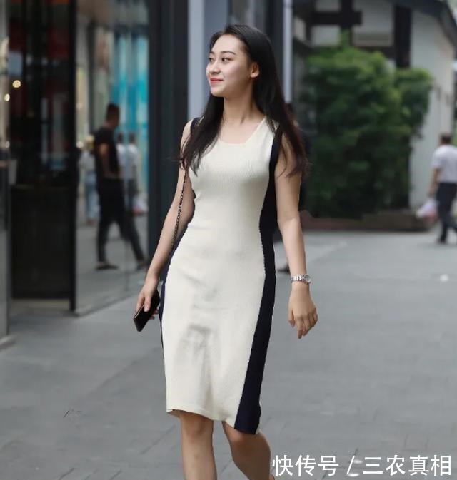 高跟鞋 优雅的裙摆,黑色的竖排设计,时尚优雅!