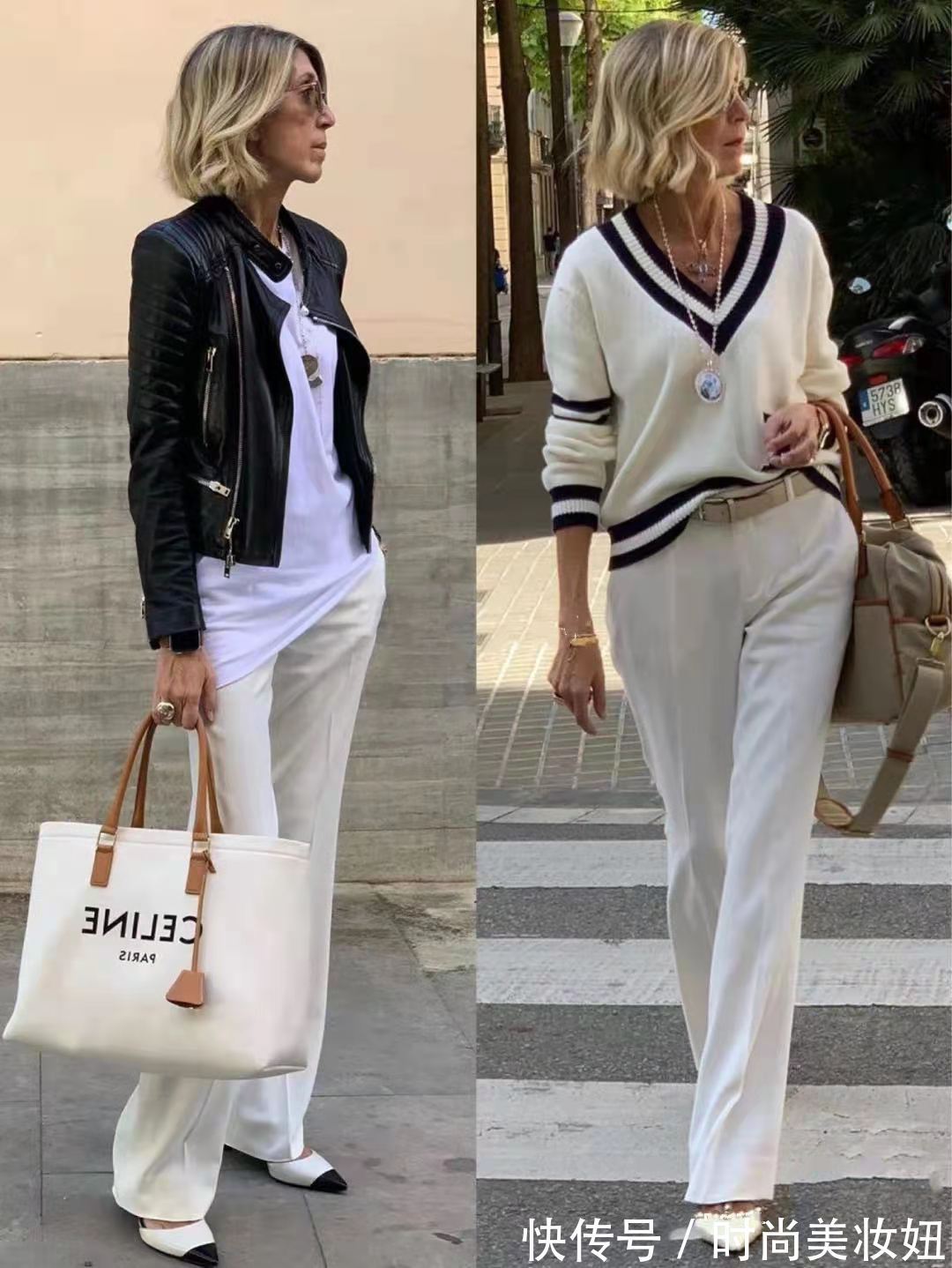身材比例|60岁奶奶比年轻人会穿,注意穿搭细节,时髦真的与年龄无关