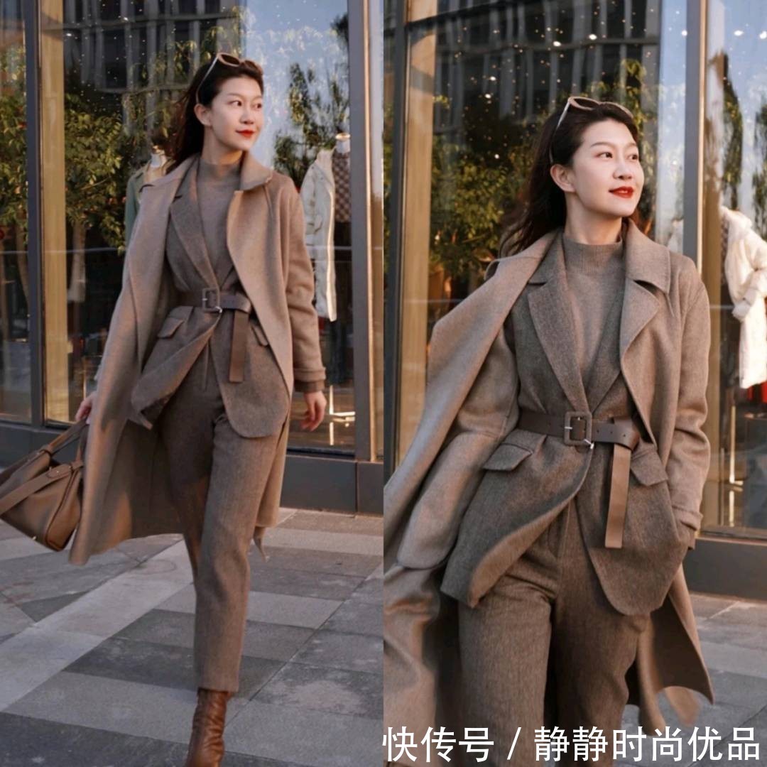 穿搭 时髦的“三明治”叠穿，在秋天更吃香！熟龄女性这么穿好优雅