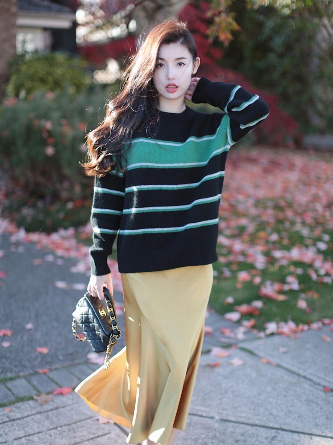 百搭 初冬还是要学一学毛衣搭配,简约高级还暖和,时髦百搭不挑人
