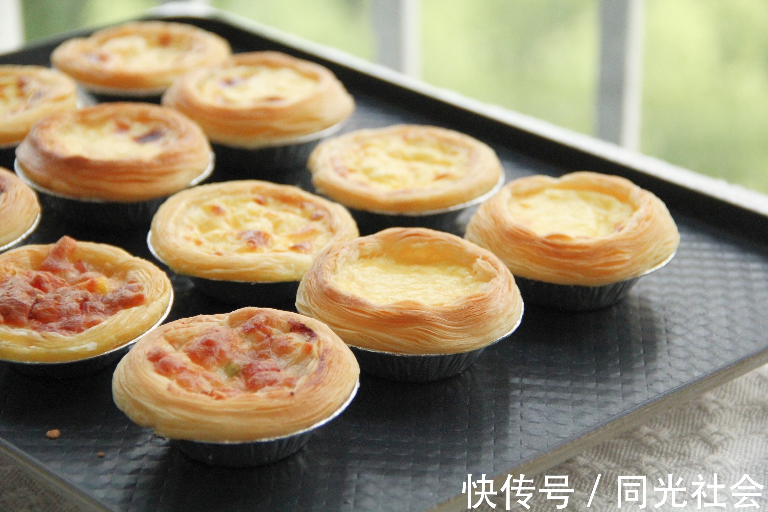 烤箱|咸口蛋挞，味道特别，简单好做