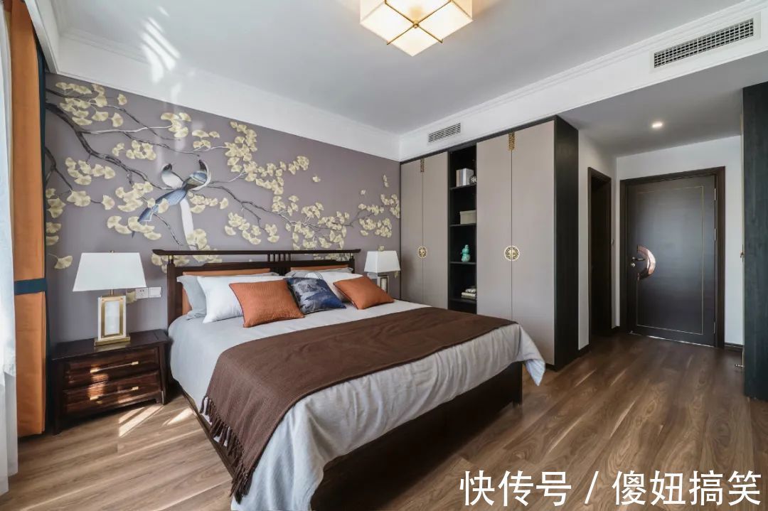 实木|180㎡现代中式,没有老土气的设计,禅意儒雅好高级