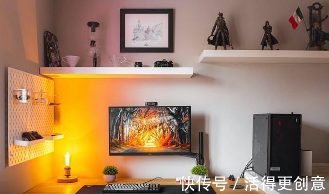 显示器|超酷的家庭办公室,充满创意的家居工作空间!