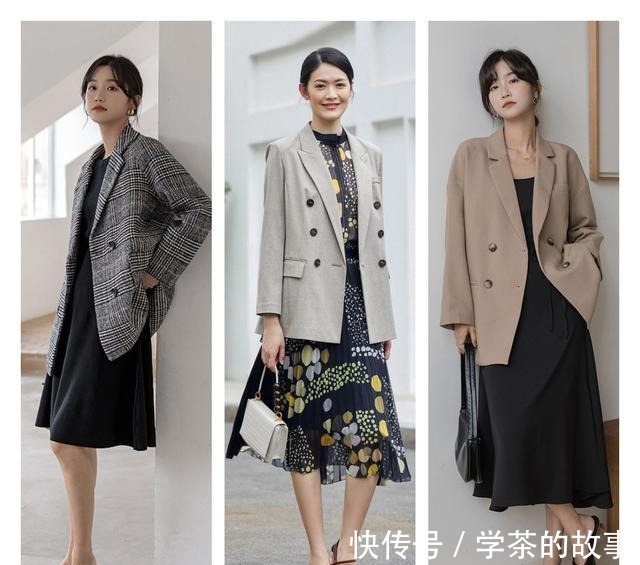 气质感 早春上班穿什么法式温柔的通勤风穿搭,简约气质,又美又高级!