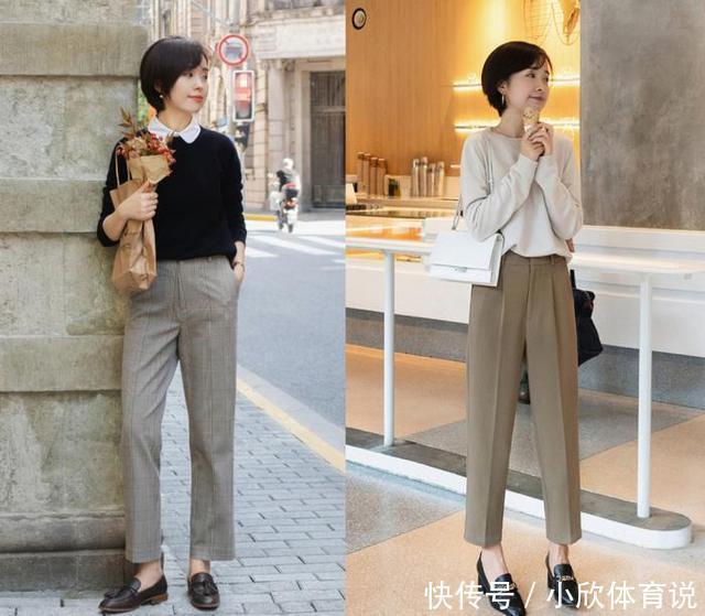 今年火了一种穿搭叫毛衣+裤子,时髦好看,适合40岁女人穿