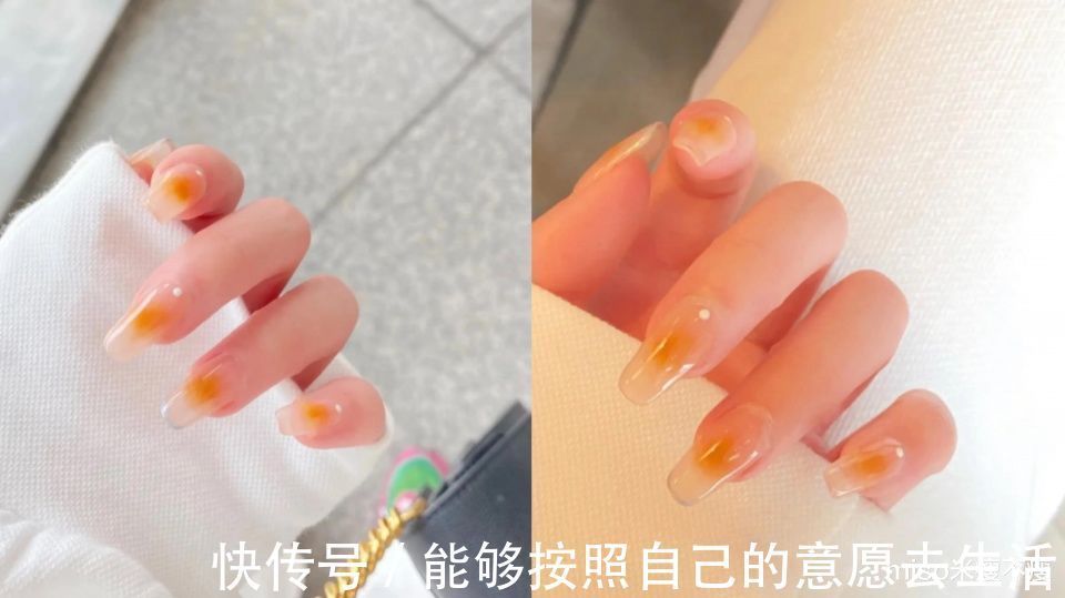 玻璃感|玻璃感腮红美甲,通透像果冻,你的指尖也会害羞吗?