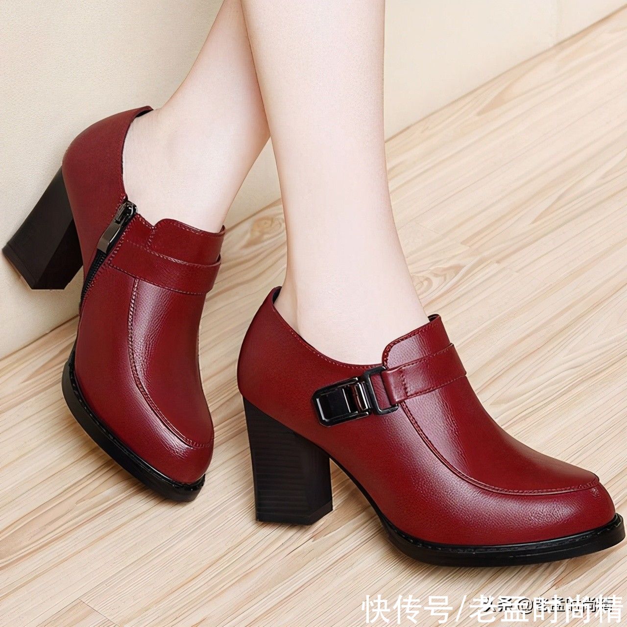 新款时髦粗跟单鞋，穿上舒适有气场又时尚