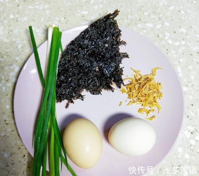 紫菜煎蛋,快手简单又好吃!