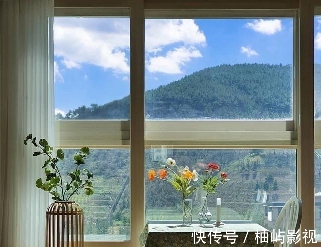 窗帘|二次买房是为了好环境,83㎡四面环山,开窗如同置身“世外桃源”